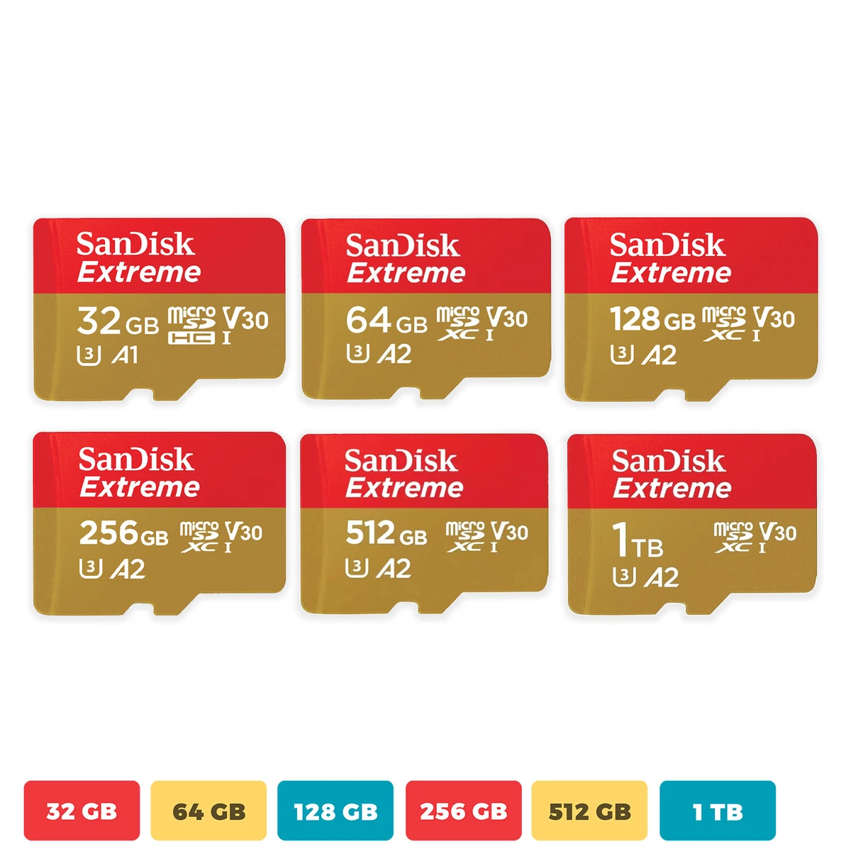 SanDisk Extreme® 256GB MicroSDXC™ - Memory Card for Cameras