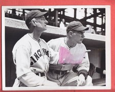 1938  CINCINNATI REDS.  JOHN VANDER MEER   +  BILL McKECHNIE