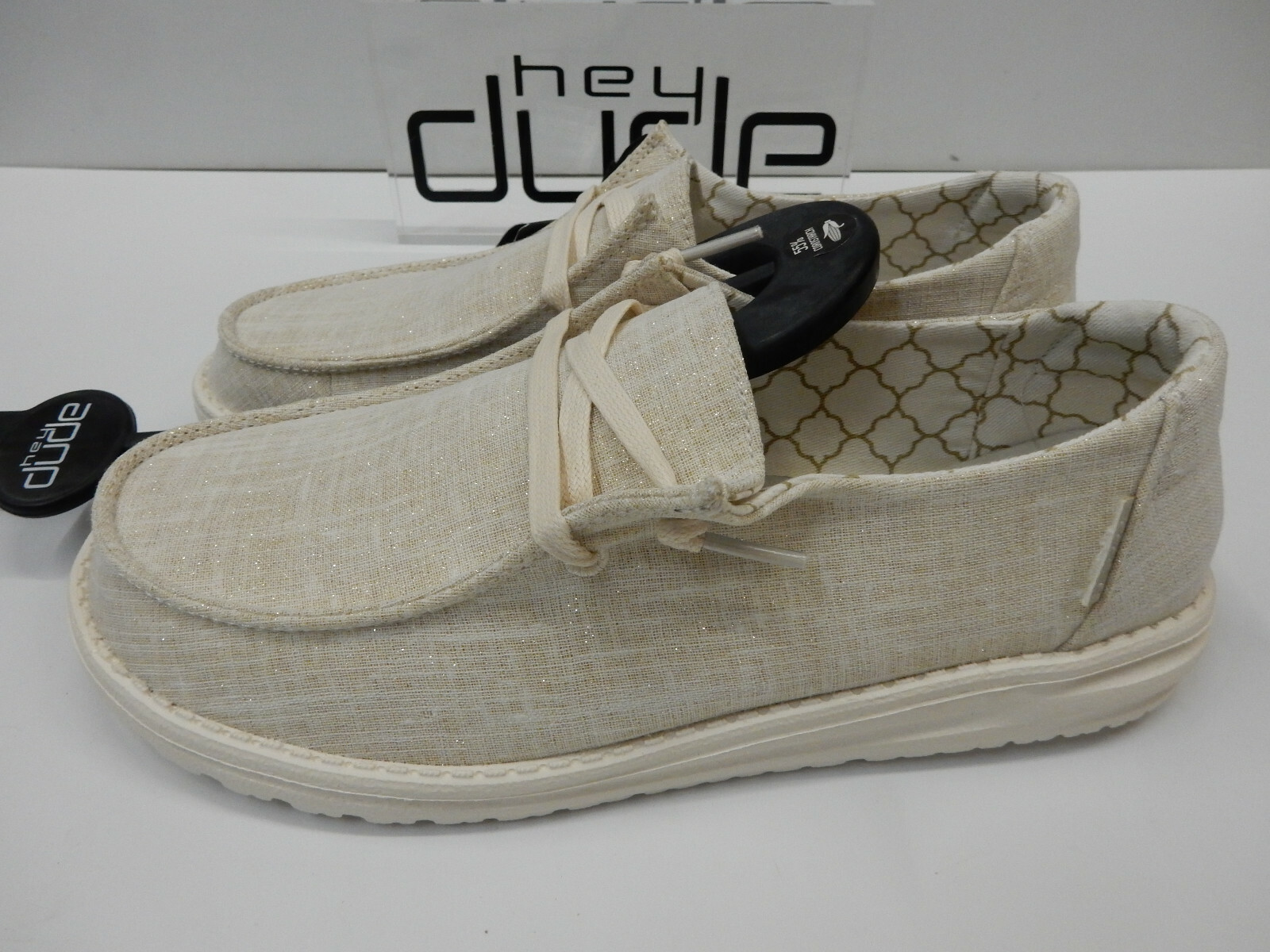 Hey Dude Women's Wendy Sparkling Gold 