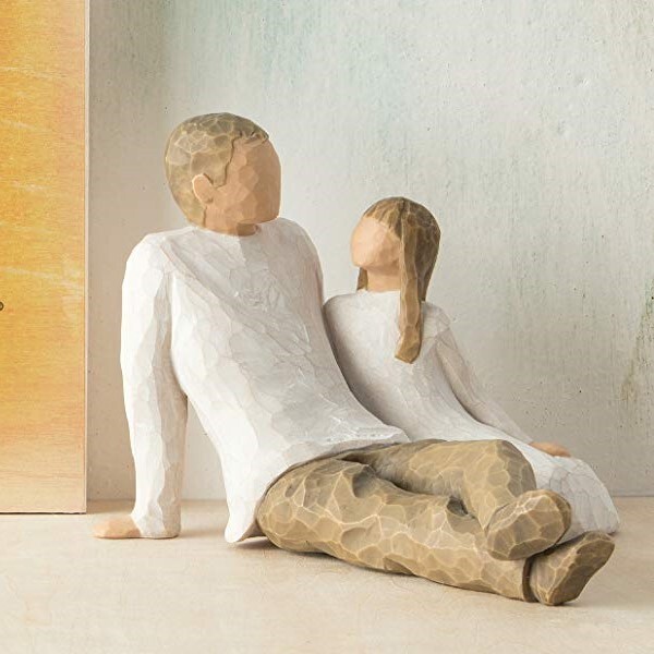Willow Tree Father and Daughter, Sculpted Hand-Painted Figure