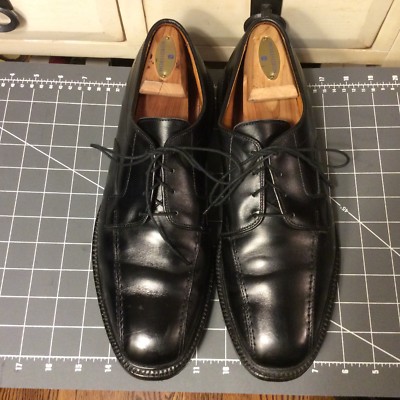 Allen Edmonds Hillcrest Shoes Men\'s Size 10 Black Leather Bicycle Toe Oxford Allen Edmonds Hillcrest Black Leather Bicycle Toe Oxford  main image 3