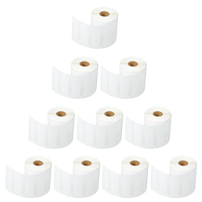 10 Rolls of 1050 3-1/2'' x 1-1/8'' Postage Address Labels 1785353 for DYMO LW 4XL
