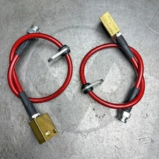 Stainless Steel Front Brake Lines Upgrade for 17-20 Honda Civic Type-R FK8 (Red)