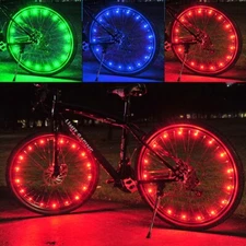 USB Rechargeable Bright LED Bicycle Bike Wheel Light Strip Decoration Waterproof