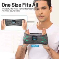 Bluetooth Earphones Sports Sleeping Headband Elastic Wireless Headset Headband