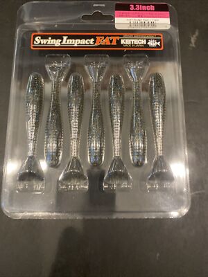 Keitech Swing Impact Fat 3.3in Blue Gill Fkash 7 per pack