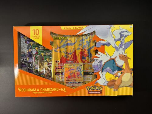 Pokémon TCG Reshiram & Charizard - GX Premium Collection - Picture 1 of 6