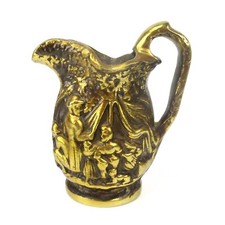 HORST DALBECK Mosiężny dzbanek Dzbanek Brutalistyczny styl HDV Mitologia Solidny 3kg +