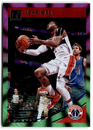 2018 Panini Donruss Basketball Holo Purple and Green Laser John Wall #103