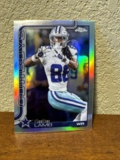 2025 Topps Chrome Football CeeDee Lamb Refractor #76 COWBOYS