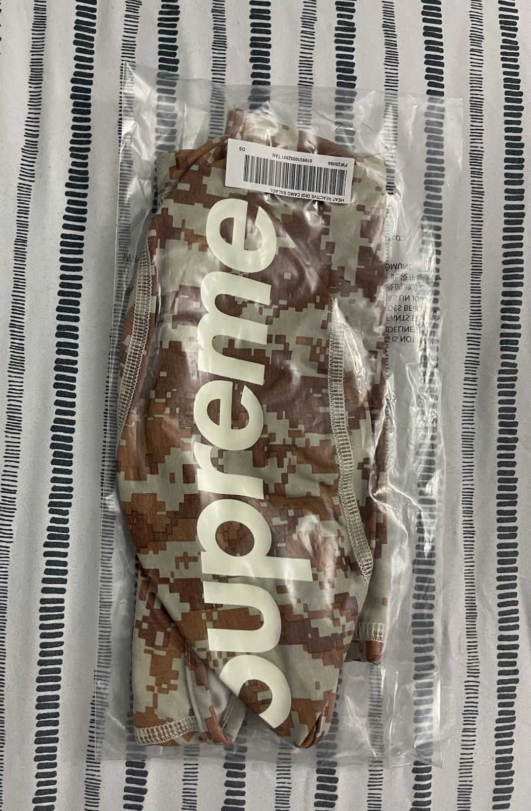 Supreme Heat Reactive Digi Camo Balaclava Brown GITD