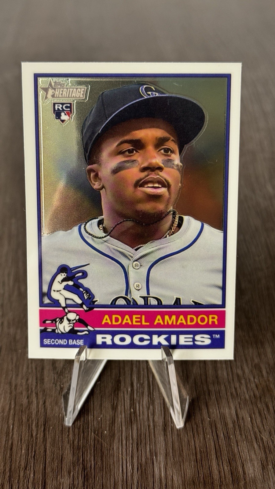 2025 Topps Heritage - Adael Amador #61 Chrome (RC)