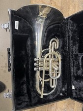 Yamaha YMP-204M Marching Mellophone - Silver-plated Patterson Hornworks Leadpipe