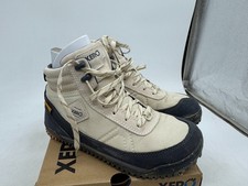 Xero Shoes Ridgeway Barefoot Hiking Boots Women's Beige Black Waterproof - 7.5