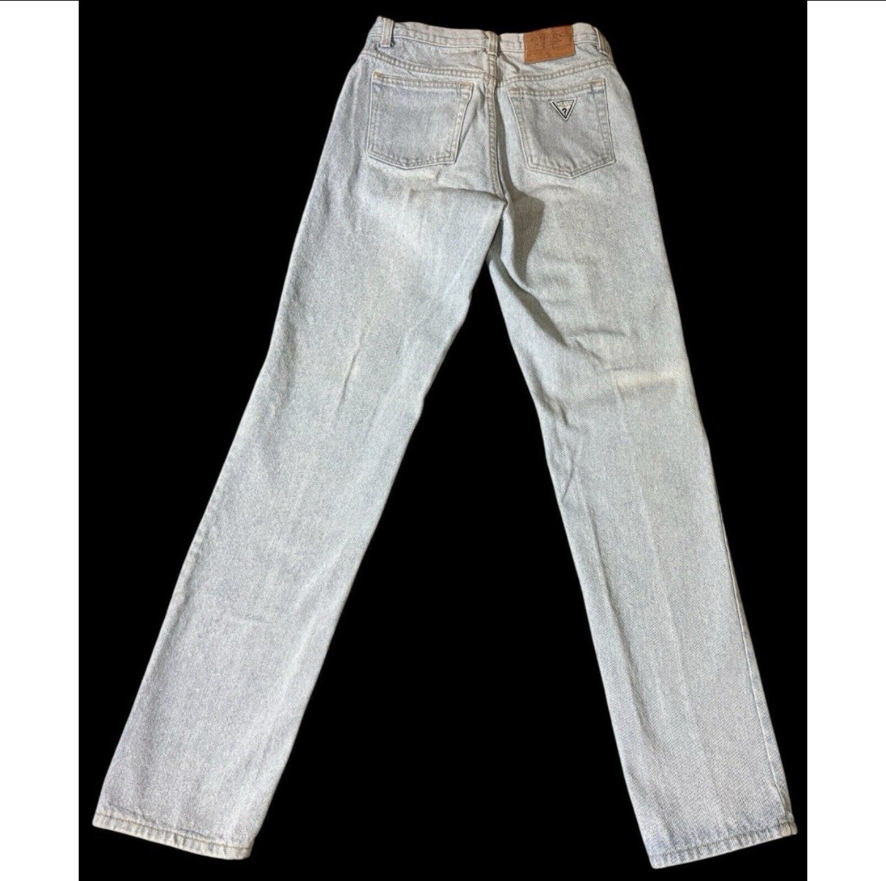 Vtg 90's Guess Pascal Jeans 30x34 Perfect Fade Gr… - image 11