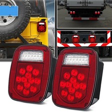 Brake Led Tail Lights License Plate Lamps Turn Backup For Jeep Wrangler Yj Tj Cj Brake Led Tail Lights License Plate Lamps Turn Backup For Jeep Wrangler Yj Tj Cj