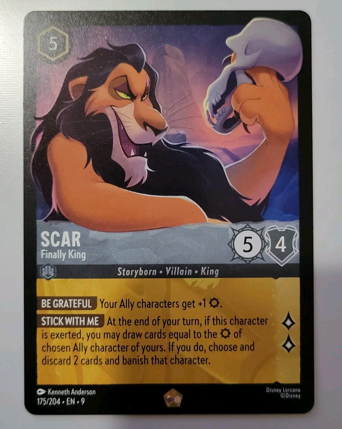 Disney Lorcana TCG - Fabled: Scar (175/204) - Legendary - Near Mint