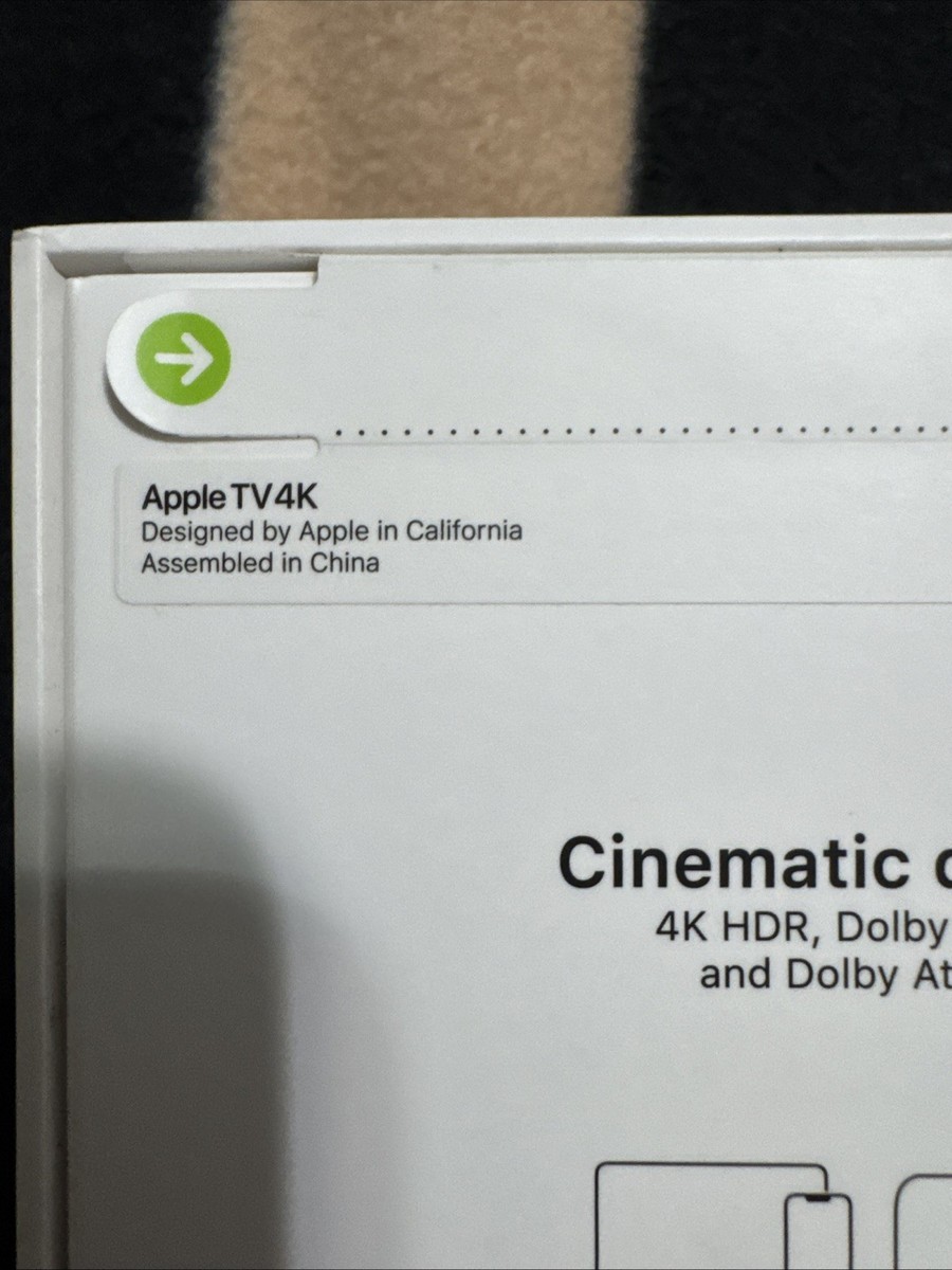 Apple TV 4K 3rd Gen. 128GB Media Streamer - Black, Wi-Fi +