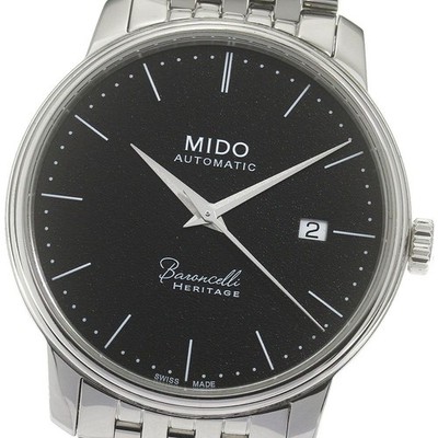 MIDO Baroncelli Automatic Mens Watch wrist 20cm 39mm Ref M0274071105000