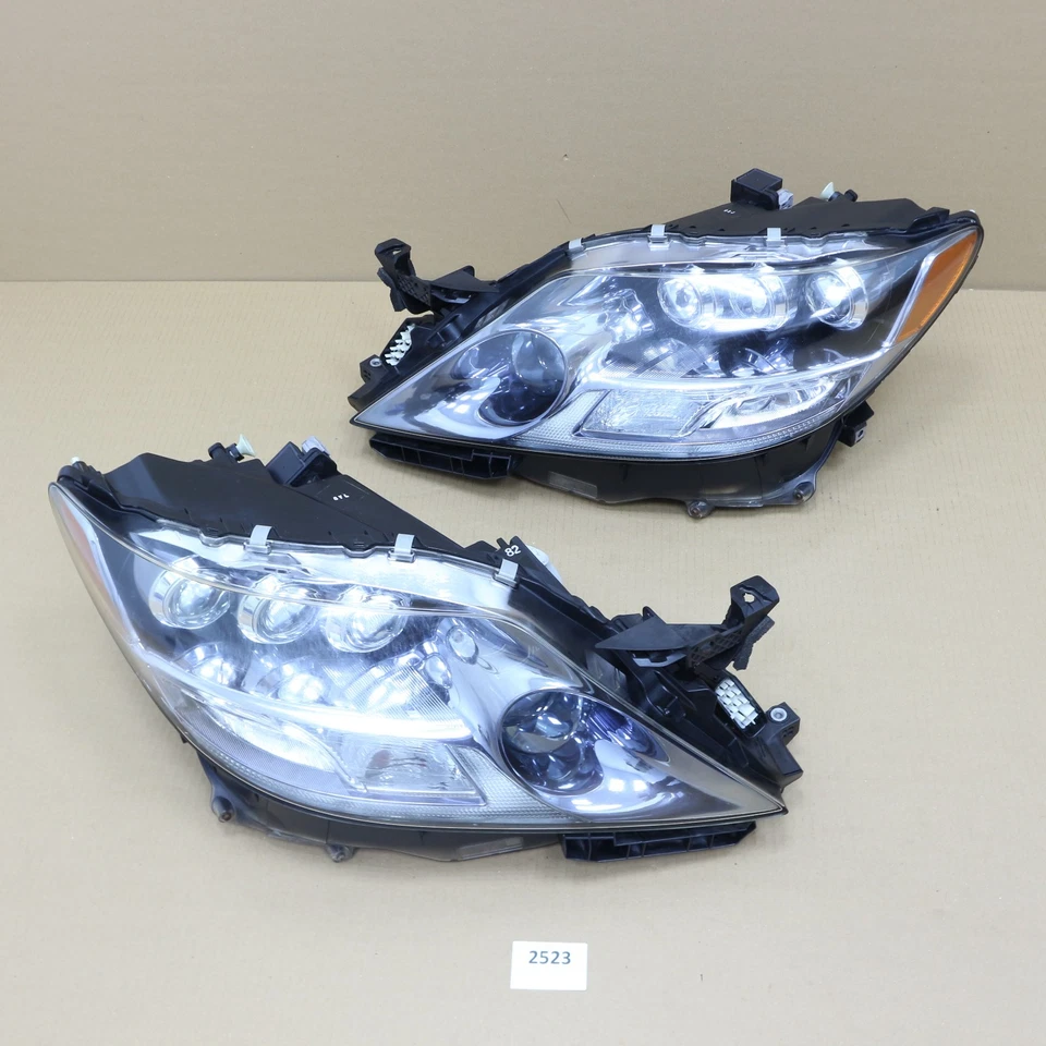 JDM Lexus LS460 LS600h 2010-2012 OEM triple haz HID luz principal lámpara izquierda derecha par Foto 3 de 4