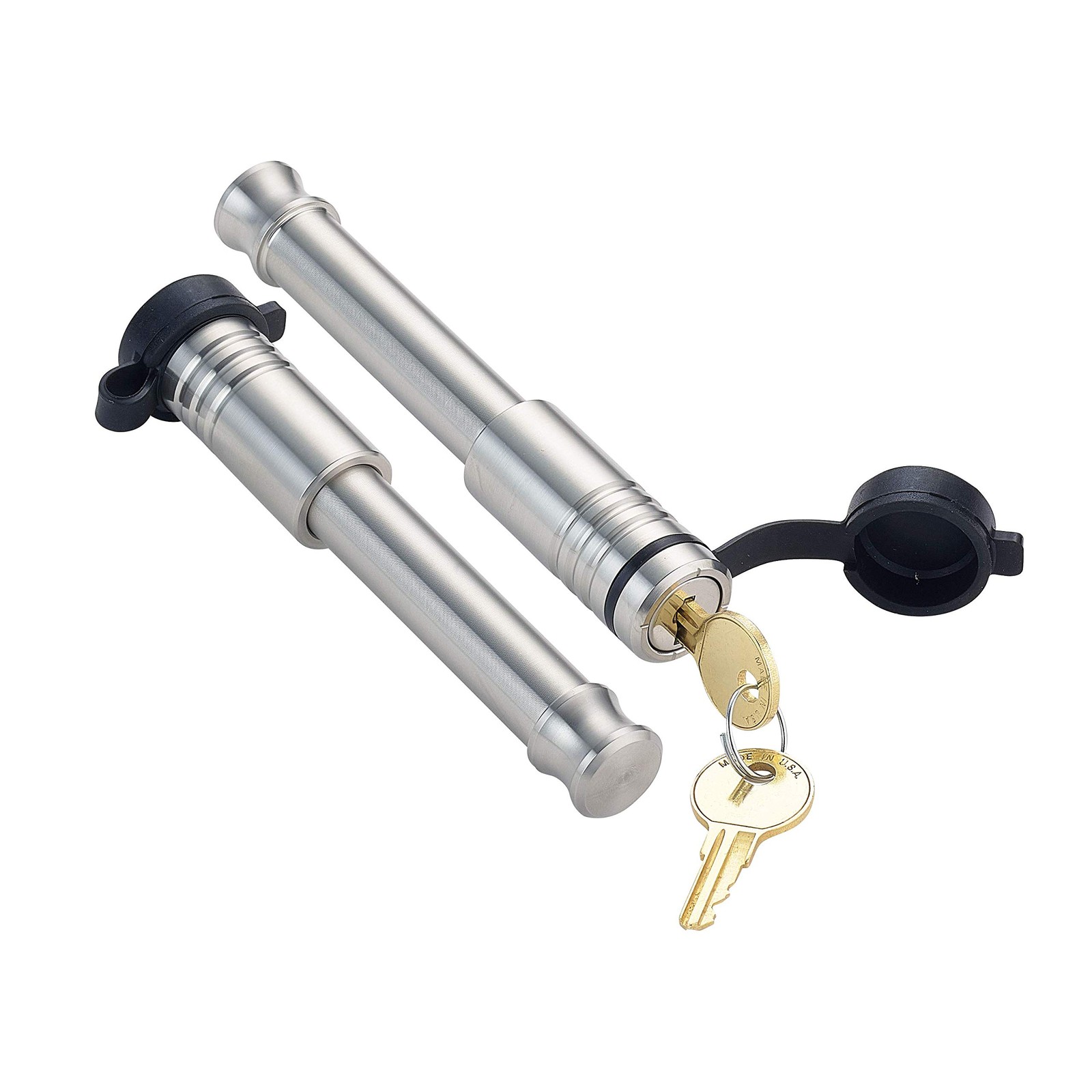 InfiniteRule Security 61571 Receiver Hitch Lock Set (2-Pack) - Keyed Alike, 2" 