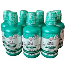 6 Gurunanda Breath Harmonizer Oral Rinse, 3 oz Wild Mint