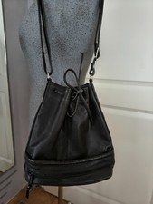 Fabiani Damen Tasche Umhängetasche Echtleder