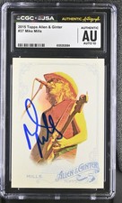 MIKE MILLS (REM) SIGNED 2015 TOPPS ALLEN & GINTER CGC X JSA AUTHENTIC AUTO 10