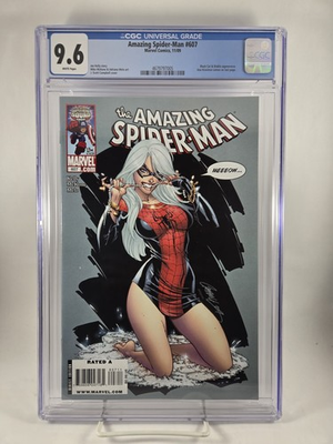 #ad Slab Amazing Spider Man #607 CGC 9.6 J. Scott Campbell Cover $195.00