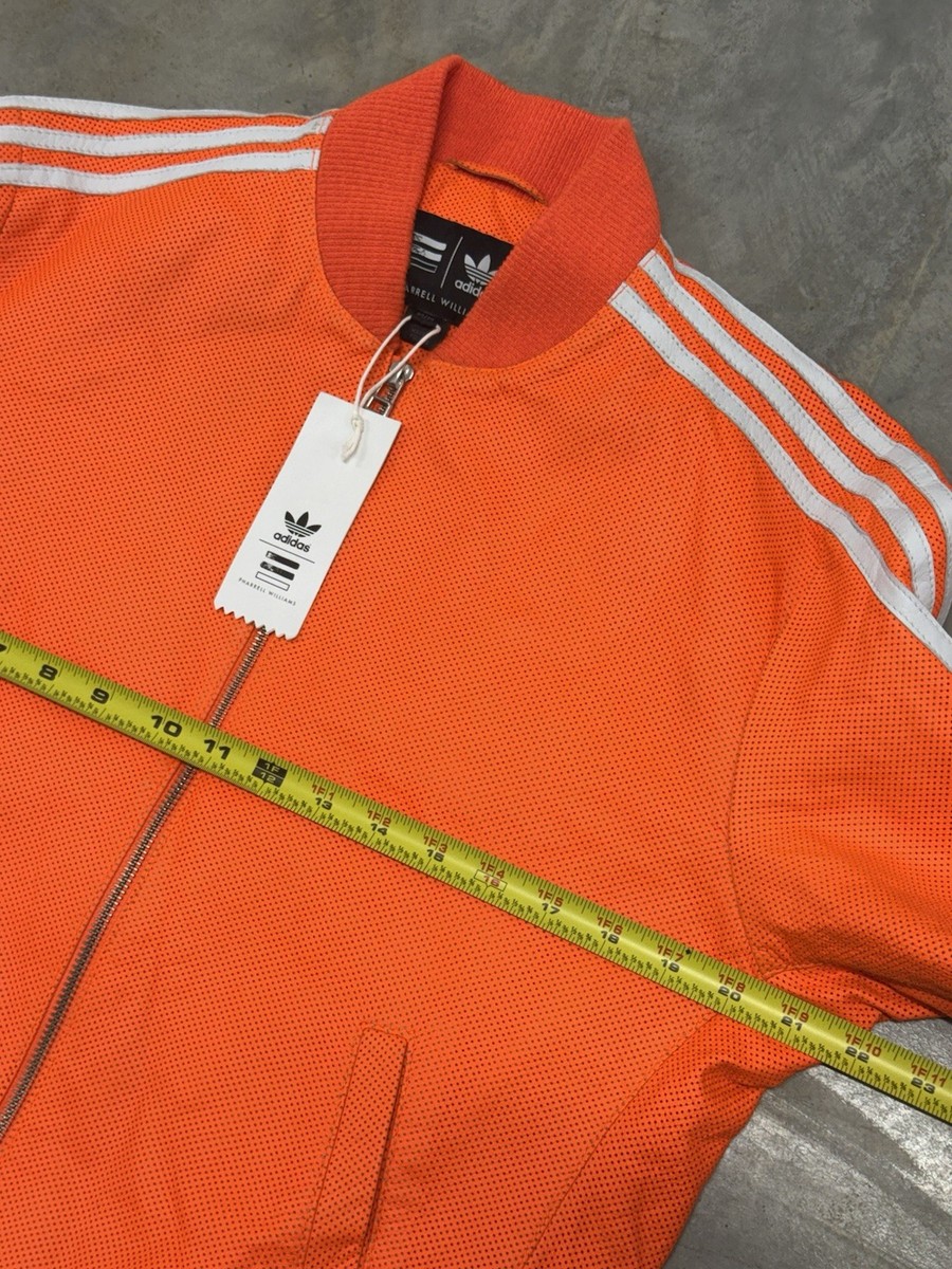 Adidas x Pharrell Lamb Leather Track Jacket NWT 2014 Tennis Pack