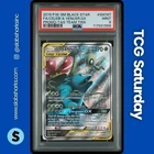 2019 POKEMON SM BS PROMO TAG TEAM TIN #SM167 CELEBI & VENUSAUR GX TAG TEAM PSA 9