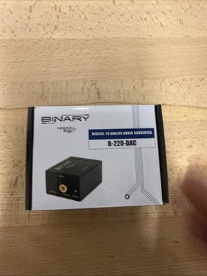 New Binary B-220-DAC 220 Series Digital to Analog Audio Converter NEW