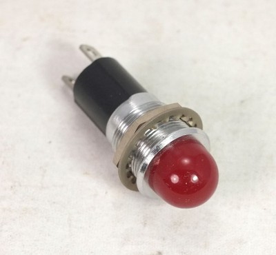 1 NOS Vintage Dialco Red Pilot Light Panel Lamp Holder