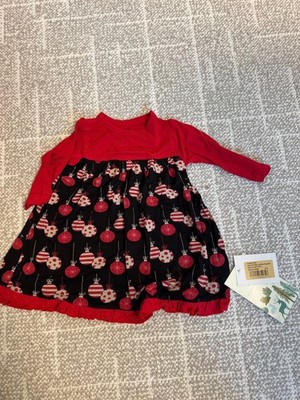 NWT NEW Kickee Pants Christmas Holiday Gown Size 3-6 Months