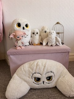 Harry Potter Hedwig Bundle Soft Toys Battery Dobby Toy Pillow and Puppet