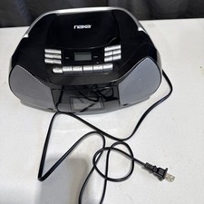 Naxa NP8-268 Portable CD Player Cassette Player AM/FM Radio Boom Box AC/DC