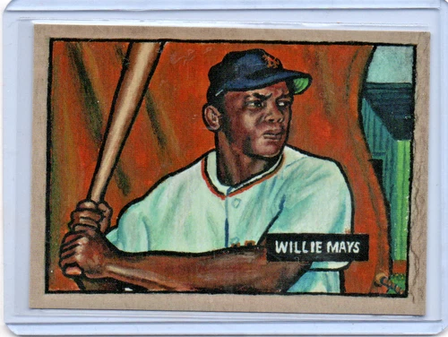 Willie Mays 2025 Topps Shoebox Treasures by Andy Friedman 1951 Bowman #B51-10 SP