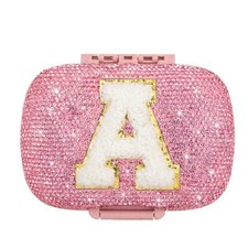 Cute Pill Organizer Small Bling Pill Case for Purse Medicine Vitamin Containe...