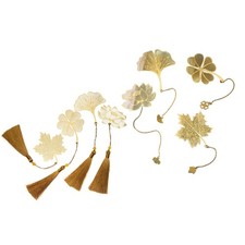 Metal Leaf with Flowers and Tassel Eternal for Ideal Presents for Stude