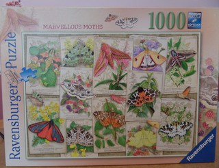 Beautiful Ravensburger 1000 Piece Puzzle Marvellous Moths