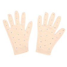 Gants De Patinage Artistique à Paillettes, Opaques Et Lisses, Pour Femmes Et