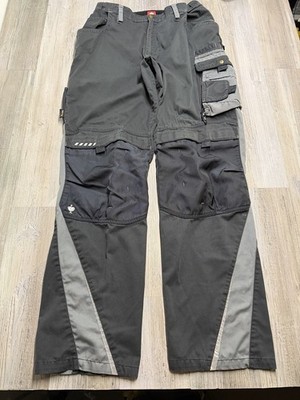 Engelbert Strauss e.s. Motion Cordura Cargo Work Pants Double Knee Black 36x35 2
