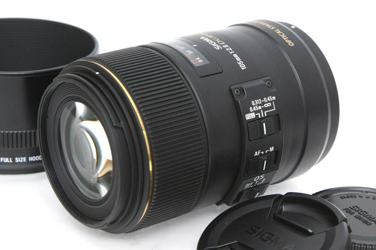Exc+++】Sigma 105mm f2.8 EX DG OS HSM Macro Lens Nikon F Mount