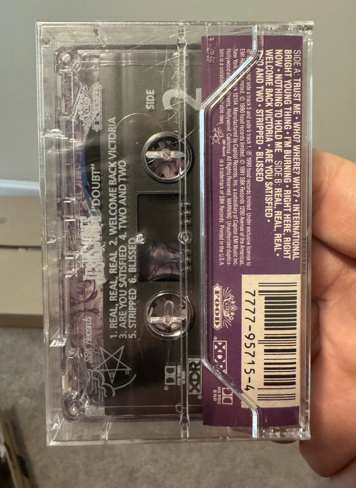 Jesus Jones - Doubt - 1991 - SBK - Factory Sealed Cassette w/ Hype - No Holes - Image 2 of 4