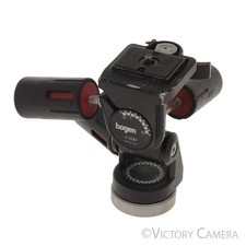 Manfrotto Bogen 3030 Pan Tilt Tripod Quick Release Head w/ QR Plate EXC 