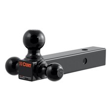 Curt 45652 Multi-ball Mount 2 Hollow Shank 1-78 2 2-516 Black Balls