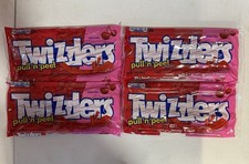 4x Twizzlers Pull N Peel Cherry Candy 14oz Bags Bulk Lot Sealed Fresh