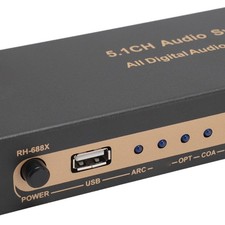 Digital Sound Decoder 4K Analog Sound Decoder System 192Khz/24Bit For Home