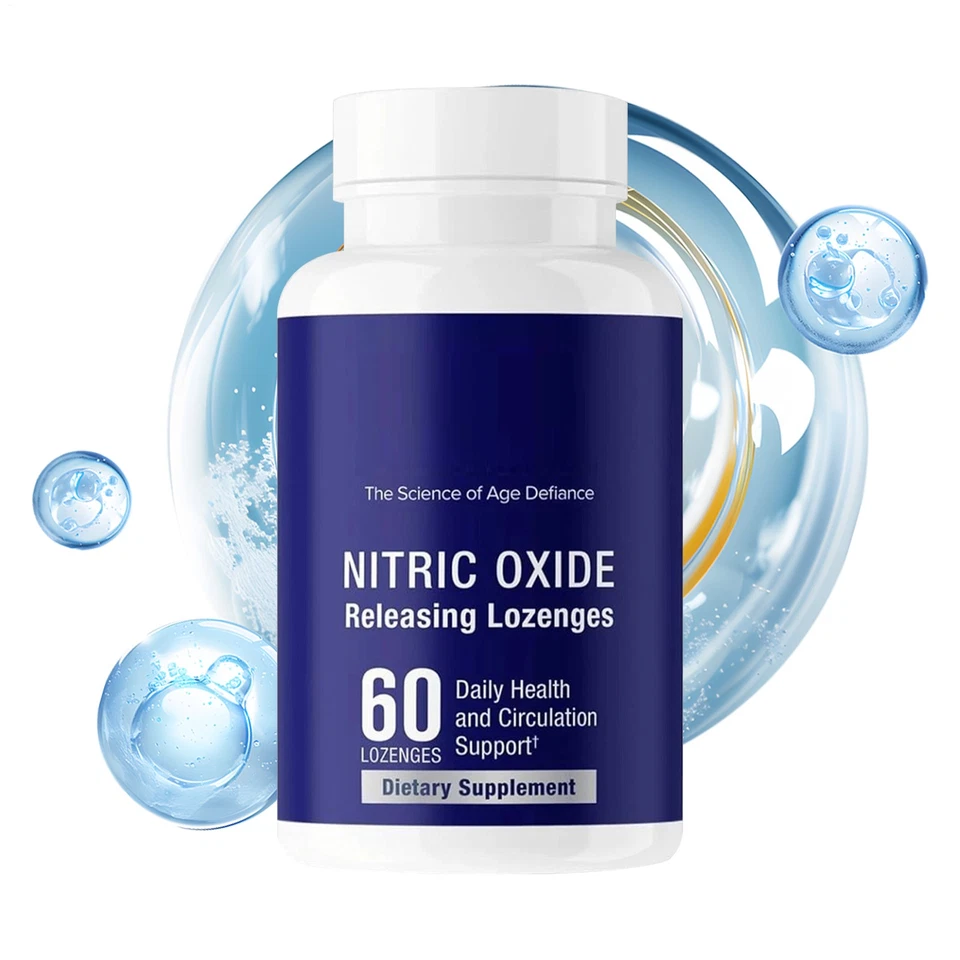 Cápsulas de óxido nítrico N1O1 60 comprimidos de salud para la salud del corazón, la circulación Foto 3 de 4