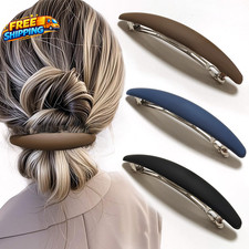 Large Hair Barrette Matte 4 Inch No Slip Not Easy to Break French Hair Clips....